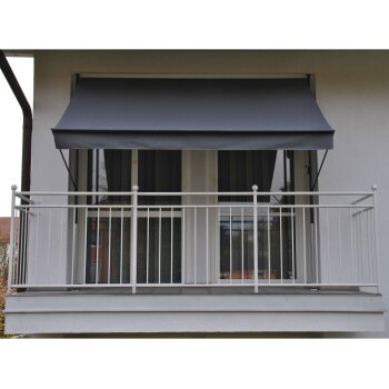 Angerer Klemmmarkise (dunkelgrau, 250 cm breit) - B-Ware...