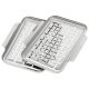GRILLMEISTER Grillplatten, aus rostfreiem Edelstahl (Grillplatte klein 2er) - B-Ware neuwertig