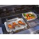 GRILLMEISTER Grillplatten, aus rostfreiem Edelstahl (Grillplatte klein 2er) - B-Ware neuwertig