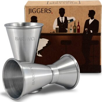 BARVIVO Doppel Messbecher Set mit 1,5cl und 3cl - B-Ware...