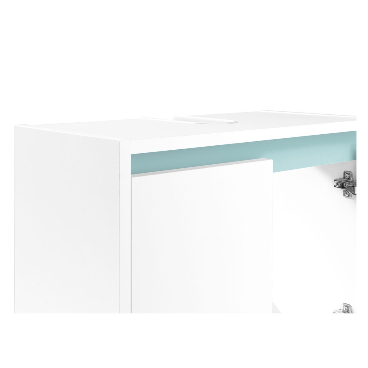 LIVARNO home Waschbeckenunterschrank »Oslo«, mit Siphonausschnitt, mattweiß  - B-Ware gut, 20,99 €