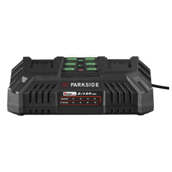PARKSIDE® 20 V Akku-Doppelladegerät »PDSLG 20 B1«, 4,5 A, 220 W - B-Ware neuwertig