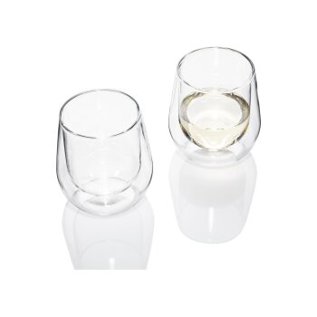 ERNESTO® Gläserset, 2-teilig, doppelwandig (Wein) - B-Ware neuwertig