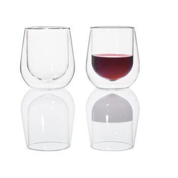 ERNESTO® Gläserset, 2-teilig, doppelwandig (Wein) - B-Ware neuwertig