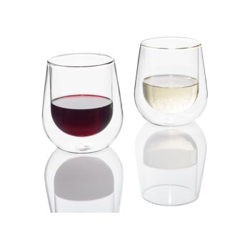 ERNESTO® Gläserset, 2-teilig, doppelwandig (Wein) - B-Ware neuwertig