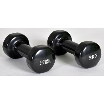 Christopeit Sport® Vinyl Hanteln, 2 x 3 kg - B-Ware gut