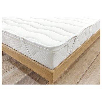LIVARNO home Matratzenauflage, mit Eckgummis, 160 x 200 cm - B-Ware neuwertig