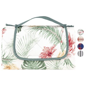 LIVARNO home Picknickdecke, 127 x 168 cm, faltbar -...