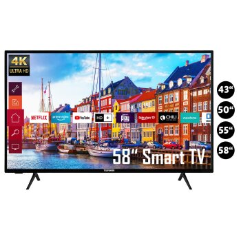 TELEFUNKEN Fernseher UHD Smart TV HD+ Works with Alexa /...