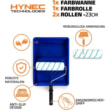 Hynec Professional Malerset, Farbroller Set, Malerpinsel...