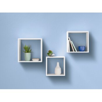 Regalwürfel-Set, 3 Stück, zum Aufhängen - B-Ware