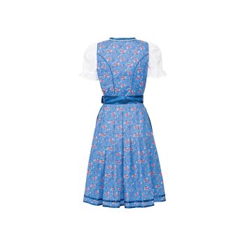 esmara® Damen Dirndl, im feschen Oktoberfest-Look (aop/blau, 42) - B-Ware sonstiges