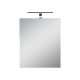 byLIVING Spiegelschrank »Spree«, mit LED 50cm, weiß - B-Ware sehr gut