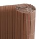 Ribelli Sichtschutzmatte, aus PVC, 160 x 500 cm, braun - B-Ware neuwertig