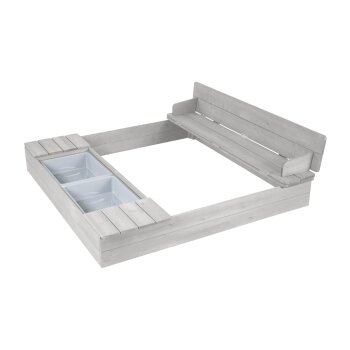 roba Sandkasten Outdoor + grau lasiert, inkl....