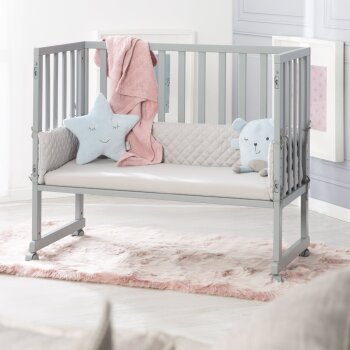 roba Spannbettlaken Lil Planet, 70x140cm, grau - B-Ware...