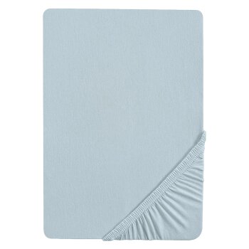 roba Lil Planet Jersey Spannbetttuch,  70 x 140 cm, hellblau - B-Ware neuwertig