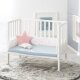 roba Lil Planet Jersey Spannbetttuch,  70 x 140 cm, hellblau - B-Ware neuwertig