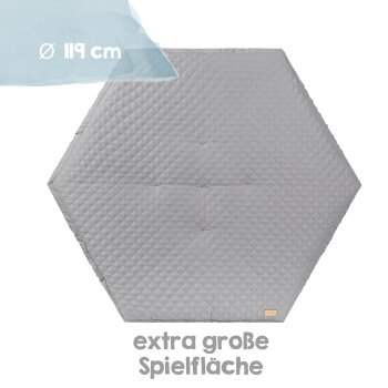 roba Laufgitter mit Einlage, 6-eckig, weiß - B-Ware...