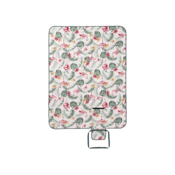 LIVARNO home Picknickdecke, 127 x 168 cm, faltbar (Flamingos) - B-Ware neuwertig