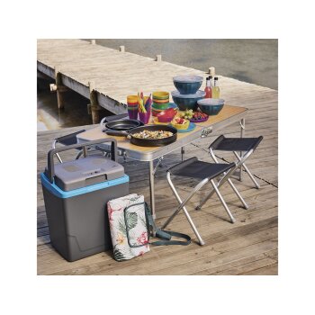 LIVARNO home Picknickdecke, 127 x 168 cm, faltbar (Flamingos) - B-Ware neuwertig
