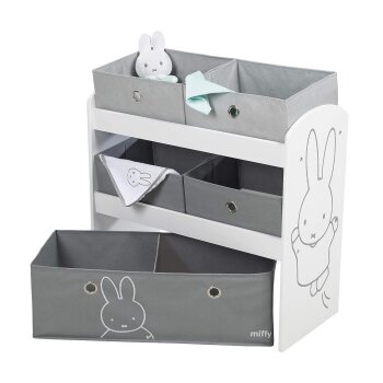 roba Spielregal „Miffy“, mit 5 Stoffboxen - B-Ware neuwertig