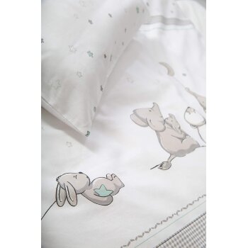 roba Babybettwäsche 80 x 80 cm, 2 teilig - B-Ware neuwertig