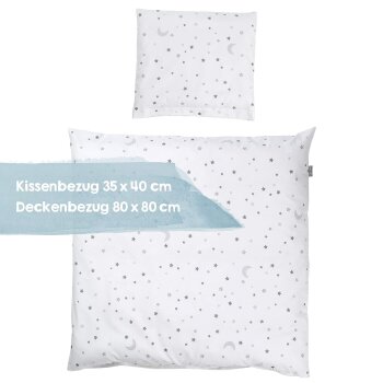 roba Sternenzauber Baby-Bettwäsche-Set, 80 x 80 cm,...