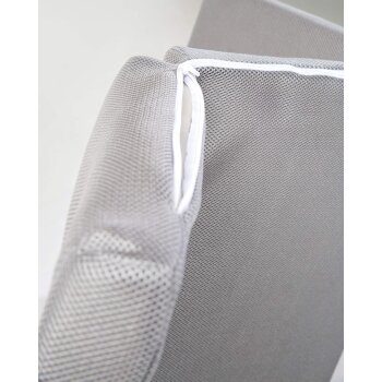 roba Reisebettmatratze safe asleep® , 60 x 120 cm, Abnehmbarer Mesh Bezug in Grau , Inklusive Tragetasche - B-Ware sehr gut