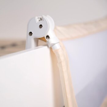 roba Bettschutzgitter, klappbar, 150 cm, beige - B-Ware neuwertig