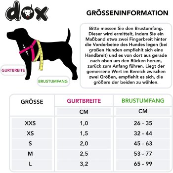 DDOXX Hundegeschirr Nylon, Step-In, Verstellbar, Ausbruchsicher, Pink, XS - B-Ware sehr gut