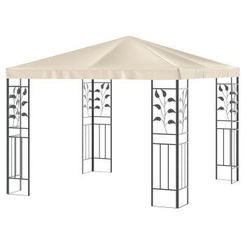 LIVARNO HOME Pavillon, 3 x 3 m, mit Stahlgestell, beige - B-Ware Transportschaden Kosmetisch