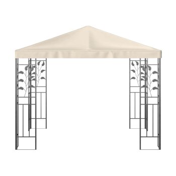 LIVARNO HOME Pavillon, 3 x 3 m, mit Stahlgestell, beige - B-Ware Transportschaden Kosmetisch