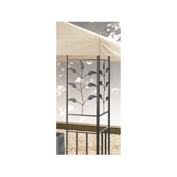 LIVARNO HOME Pavillon, 3 x 3 m, mit Stahlgestell, beige - B-Ware Transportschaden Kosmetisch