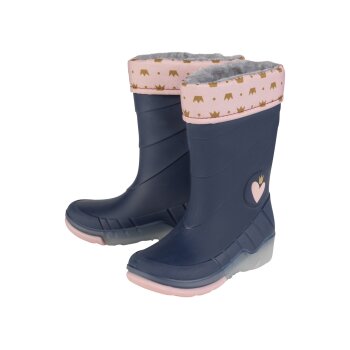 lupilu® Kinder Blinkregenstiefel mit weichem Warmfutter (navy, 26/27) - B-Ware sehr gut