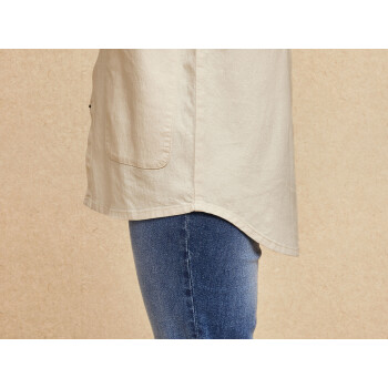 esmara® Damen Jeans-Overshirt mit Kentkragen - B-Ware