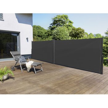 LIVARNO home Doppel-Seitenmarkise, 600 x 160 cm - B-Ware Transportschaden Kosmetisch