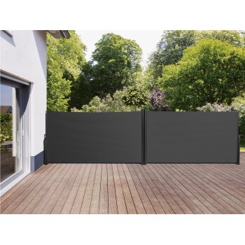 LIVARNO home Doppel-Seitenmarkise, 600 x 160 cm - B-Ware Transportschaden Kosmetisch
