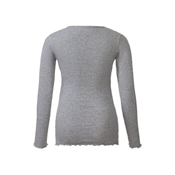 esmara® Damen Umstandspyjama aus weicher Ripp-Qualität (grau, XL(48/50)) - B-Ware sehr gut