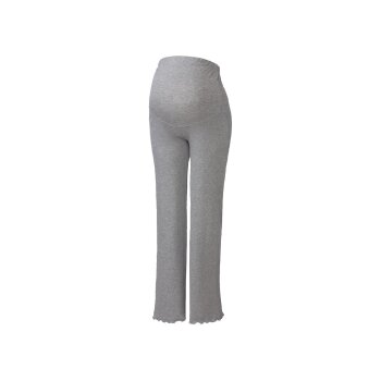esmara® Damen Umstandspyjama aus weicher Ripp-Qualität (grau, XL(48/50)) - B-Ware sehr gut