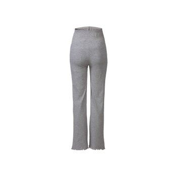 esmara® Damen Umstandspyjama aus weicher Ripp-Qualität (grau, XL(48/50)) - B-Ware sehr gut