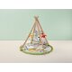 lupilu® Baby-Activity Tipi / Decke, mit bunten Plüsch-Anhängern (Activity Tipi) - B-Ware neuwertig