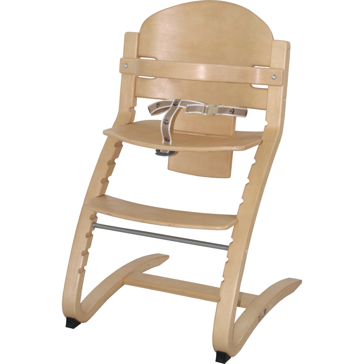 roba TreppenhochstuhI \'Move\', mitwachsend, Rückenlehne & Sitz verstellbar,  in Holz natur - B-Ware ne, 60,99 € | Mitwachsende Hochstühle