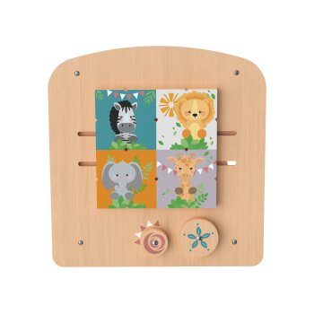 PLAYTIVE Echtholz-Motorik-Wandspiel, 2-teilig (Schiebespiel) - B-Ware sehr gut