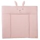 roba Wickelauflage soft roba Style rosa, 85 x 75 cm, abwischbar, mit Hasengesicht Lily  - B-Ware neuwertig