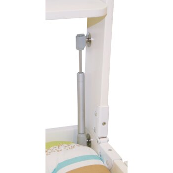 roba Wandwickelregal Dschungelbaby, klappbar, inkl. Wickelunterlage, weiß - B-Ware neuwertig