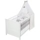 roba Babybett-Set Jumbotwins, inkl. Bettwäsche, Himmel und Matratze, 70 x 140 cm - B-Ware neuwertig