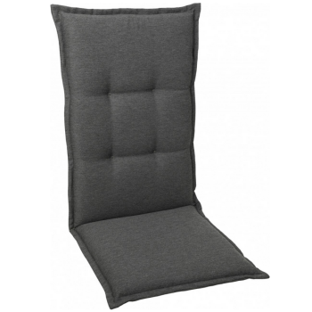GO-DE Textil Mittellehner-Auflage, 108 x 50 x 7 cm, grau...