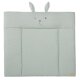roba Wickelauflage soft roba Style 85x75 cm, abwischbar, mit Hasengesicht „Lily“, frosty green - B-Ware neuwertig