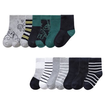 lupilu® Kleinkinder Socken, 7 Paar, mit Bio-Baumwolle...